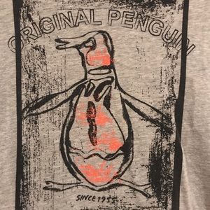 Original Penguin TShirt Grey Heather Sz L